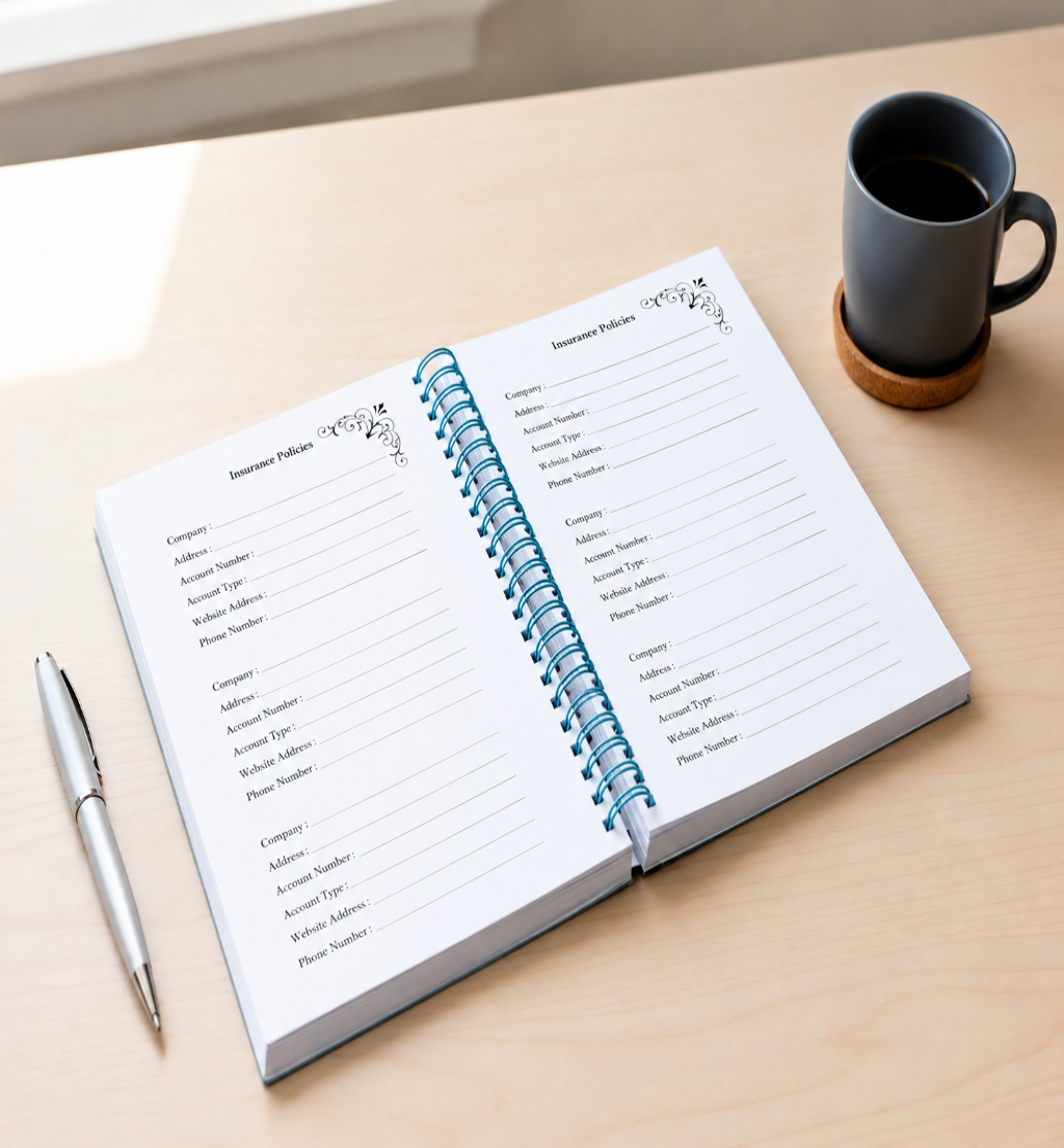 Legacy Journal - Essential Information After I'm Gone