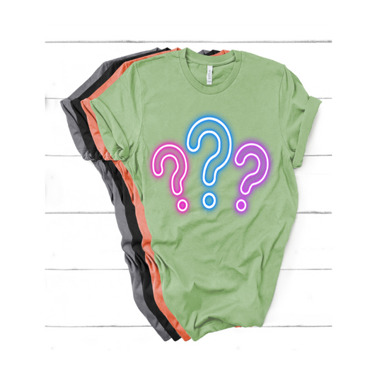 $12 Mystery Tee - You pick the size, we pick the design and color