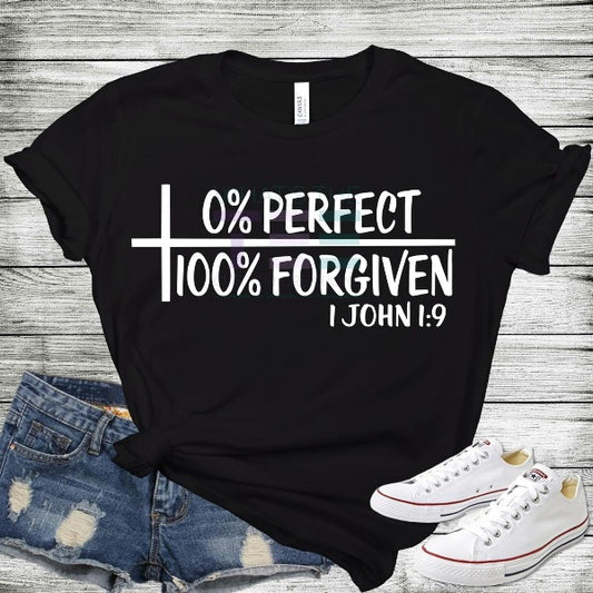 0 percent perfect 100 percent forgiven