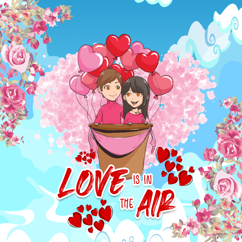 Love is in The Air - Skinny Tumbler