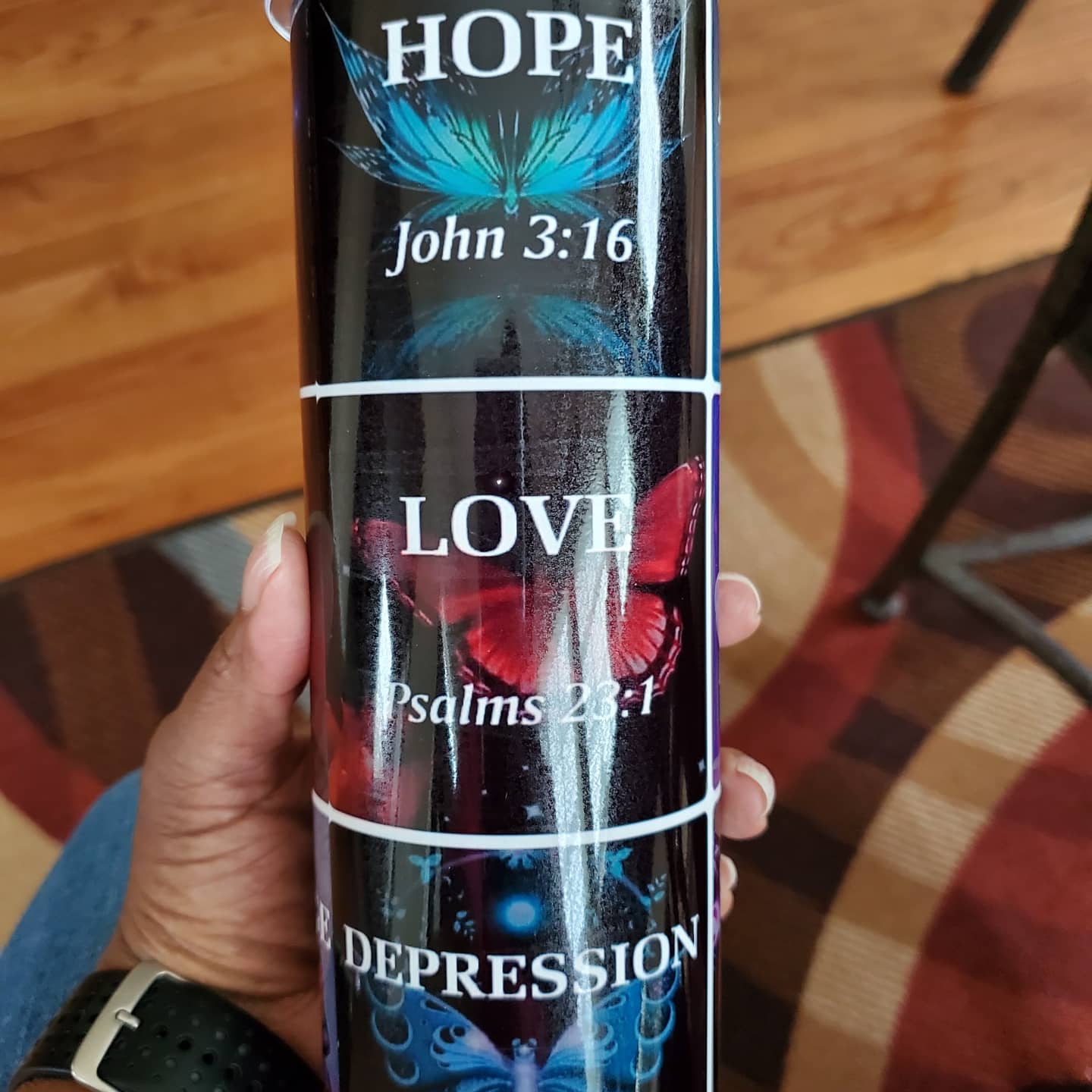 Inspirational Scripture Tumbler