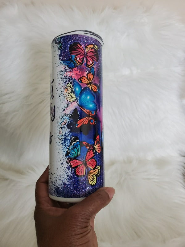 Proverbs 31 (Purple) - Skinny Tumbler