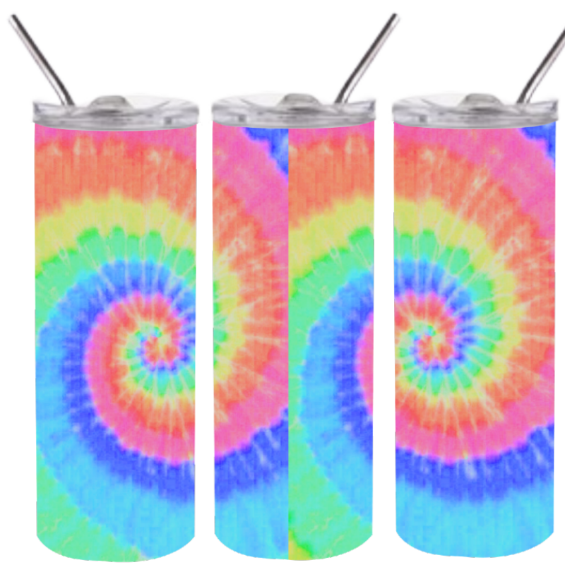 Tie Dye - Skinny Tumbler