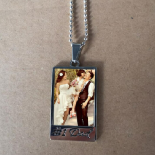 Customizable #1 Dad Necklace