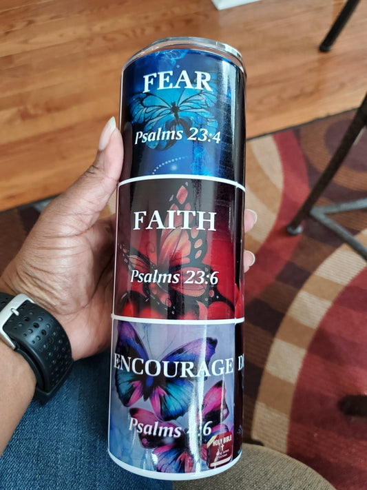 Inspirational Scripture Tumbler