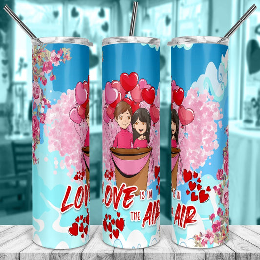 Love is in The Air - Skinny Tumbler