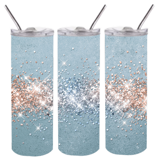 Glitter Sparkle -  Skinny Tumbler