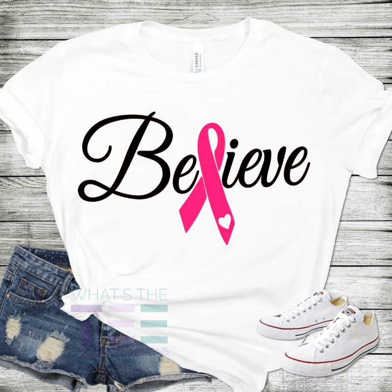Custom T-Shirts for Breast Cancer Awareness - Shirt Design Ideas