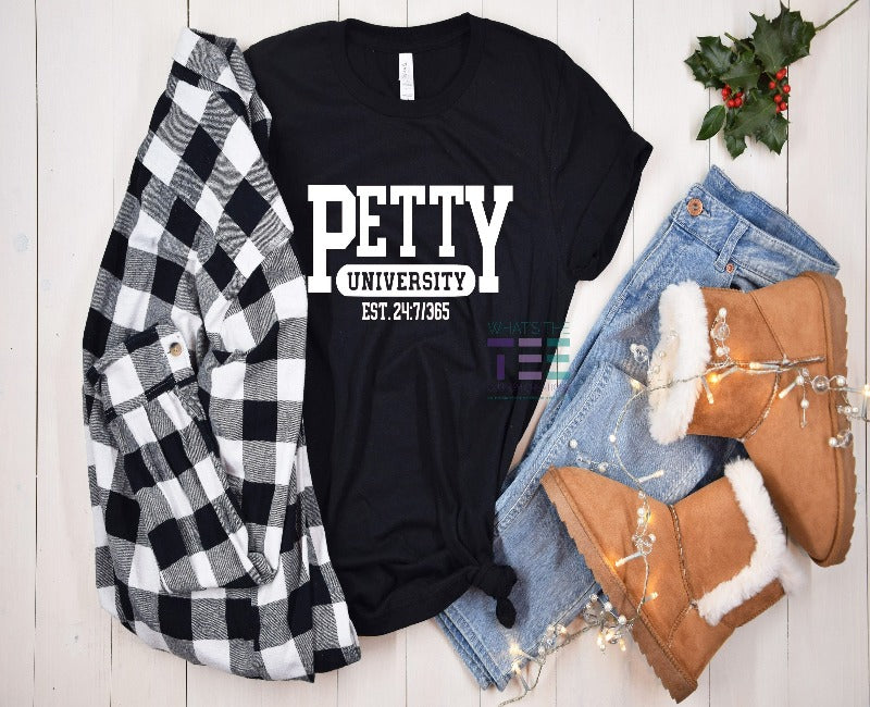 Petty University tshirt